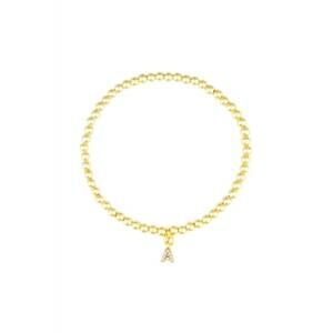 NEW FYB JEWELRY women's clear identity bracelet in clear gold